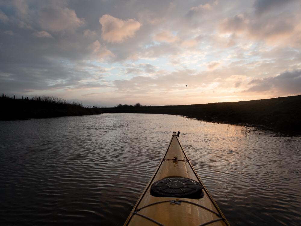 Sea Kayak on the river Adur